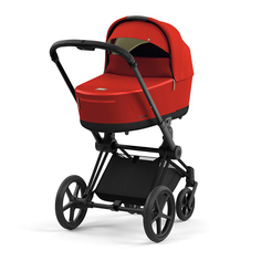 Коляска для новорожденных Cybex Priam IV люлька Autumn Gold и шасси Matt Black