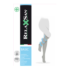 Прозрачные гольфы No-heel, черный цвет Relaxsan