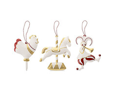 Елочные игрушки Lukno Набор ёлочных игрушек 3 шт.