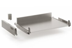 Выдвижной ящик низкий шкафа напольного с доводчиком полного выдвижения Hettich InnoTech
