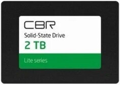 Накопитель SSD 2.5 CBR SSD-002TB-2.5-LT22 Lite, SM2259XT, 2TB, SATA 6Gb/s, 3D TLC NAND, 550/520MB/s, TBW 1000