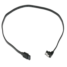 Кабель интерфейсный Cablexpert CC-SATAM-DATA90-BL-50CM SATA, Sata3 7pin/7pin, мет.защелка, 50см,черный,пакет