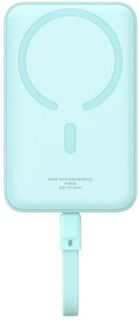 Аккумулятор внешний портативный Baseus P1002210B333-00 Magnetic Mini Wireless Fast Charge Type-C Edition 10000mAh 30W Peppermint Blue