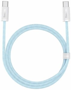 Кабель интерфейсный Baseus CALD000203 Dynamic Series Fast Charging Data Type-C to Type-C 100W 1m Blue (передача данных, питание устройств, максимальны
