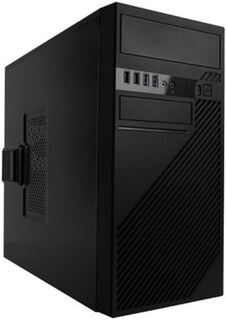 Корпус mATX InWin EFS712 6195517 без БП, чёрный, 2*USB 2.0, 2*USB 3.0, USB Type-C, audio