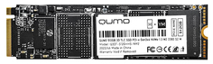Накопитель SSD M.2 2280 Qumo Q3DT-512GHHS-NM2 Novation 512GB 3D TLC 3100/2000MB/s IOPS 150K/400K MTBF 1.8 TBW 300