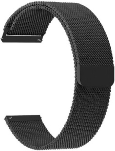 Ремешок на руку Lyambda CAPELLA DS-GM-01-22-BK из нержавеющей стали для часов 22 mm black