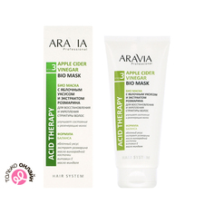 Био маска для волос ARAVIA PROFESSIONAL с яблочным уксусом и экстрактом розмарина 200 мл