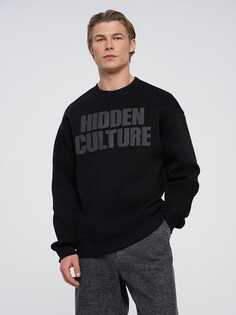Теплый свитшот с надписью Hidden Culture ТВОЕ
