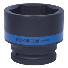 Головка торцевая King Tony ударная, шестигранная, 1", 80 мм (853580M) ударная, шестигранная, 1", 80 мм (853580M)