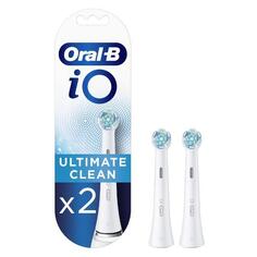 Насадки для зубной щетки Braun Oral-B iO Ultimate Clean White, 2 шт Oral-B iO Ultimate Clean White, 2 шт
