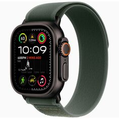 Смарт-часы Apple Watch Ultra 2 49mm Black Titanium Case with Green Trail Loop, размер M/L Watch Ultra 2 49mm Black Titanium Case with Green Trail Loop, размер M/L
