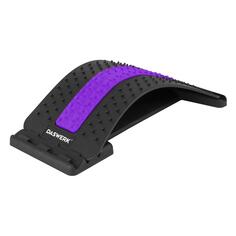 Массажёр-мостик для спины DASWERK Premium, 3 уровня нагрузки Black/Violet (680036) Premium, 3 уровня нагрузки Black/Violet (680036)