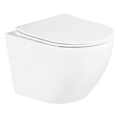 Унитаз Am.Pm Like AquaSpin, подвесной, с сиденьем микролифт (C801900SC) Like AquaSpin, подвесной, с сиденьем микролифт (C801900SC)