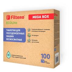 Таблетки для посудомоечных машин Filtero Ecoline, бесфосфатные, 100 + 7 шт (724) Ecoline, бесфосфатные, 100 + 7 шт (724)