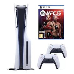Игровая приставка Sony PlayStation 5 Slim 1TB Blu-Ray Edition + UFC 5 + геймпад (CFI-2000A) PlayStation 5 Slim 1TB Blu-Ray Edition + UFC 5 + геймпад (CFI-2000A)