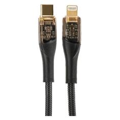 Кабель Perfeo Premium, USB-C M/Lightning M, 30W, 1m, нейлон, черный (C1002) Premium, USB-C M/Lightning M, 30W, 1m, нейлон, черный (C1002)