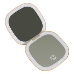 Косметическое зеркало HASTEN складное, c x5 увеличением, LED подсветка Beige (HAS1817) складное, c x5 увеличением, LED подсветка Beige (HAS1817)