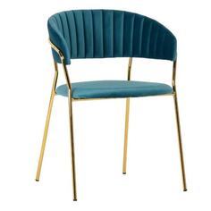 Стул Bradex Turin, бирюзовый с золотыми ножками (FR 0160) Turin, бирюзовый с золотыми ножками (FR 0160)