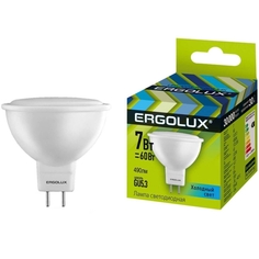 Светодиодная лампа Ergolux LED-JCDR-7W-GU5.3-4K LED-JCDR-7W-GU5.3-4K