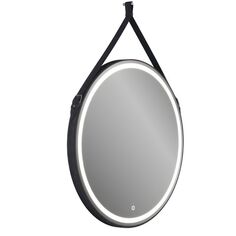 Зеркало Teymi Tiko D65, LED подсветка, сенсор, черный кожаный ремень (T20903S) Tiko D65, LED подсветка, сенсор, черный кожаный ремень (T20903S)