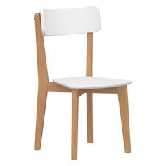 Комплект стульев Skyland Lykke CR-2, 45х46х90 см, белый/бук Lykke CR-2, 45х46х90 см, белый/бук