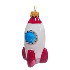 Елочная игрушка Коломеев "Космическая ракета", в подарочной упаковке (ФУ-775) "Космическая ракета", в подарочной упаковке (ФУ-775)