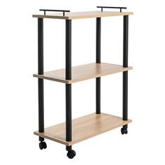 Стеллаж Gastrorag 0770/3 600х300К, ЛДСП, на колесах, дуб сонома 0770/3 600х300К, ЛДСП, на колесах, дуб сонома