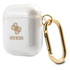 Чехол Guess для Airpods 1/2 TPU, с блестками (GUA2UCG4GT) для Airpods 1/2 TPU, с блестками (GUA2UCG4GT)