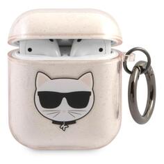 Чехол Karl Lagerfeld для Airpods 1/2, с блестками TPU (KLA2UCHGD) для Airpods 1/2, с блестками TPU (KLA2UCHGD)