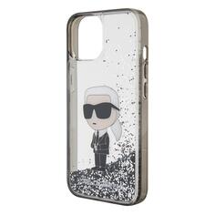 Чехол Karl Lagerfeld Liquid Glitter для iPhone 15 NFT Karl Ikonik Transparent/Black (KLHCP15SLKKNSK) Liquid Glitter для iPhone 15 NFT Karl Ikonik Transparent/Black (KLHCP15SLKKNSK)