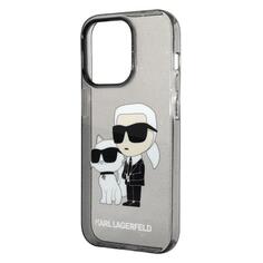 Чехол Karl Lagerfeld PC/TPU для iPhone 15 Pro Max NFT Karl & Choupette Glitter Black (KLHCP15XHNKCTGK) PC/TPU для iPhone 15 Pro Max NFT Karl & Choupette Glitter Black (KLHCP15XHNKCTGK)