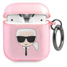 Чехол Karl Lagerfeld для AirPods 1/2, розовый (KLA2UKHGP) для AirPods 1/2, розовый (KLA2UKHGP)