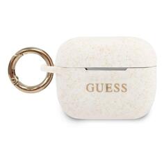 Чехол Guess для Airpods Pro Silicone, с карабином (GUACAPSILGLWH) для Airpods Pro Silicone, с карабином (GUACAPSILGLWH)