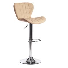 Стул барный Tetchair Avionic KY712A, металл/экокожа, 45х53х86-107 см, бежевый/хром (19762) Avionic KY712A, металл/экокожа, 45х53х86-107 см, бежевый/хром (19762)