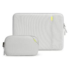 Чехол-папка Tomtoc Defender A13 Kit для MacBook Pro 14, 2021-2023, на молнии + сумочка, серый (A13D2GV) Defender A13 Kit для MacBook Pro 14, 2021-2023, на молнии + сумочка, серый (A13D2GV)