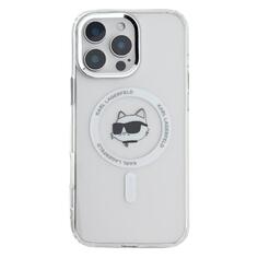 Чехол Karl Lagerfeld NFT Choupette Head Metal Camera MagSafe для iPhone 16 Pro, PC/TPU White (KLHMP16LHLSCHH) NFT Choupette Head Metal Camera MagSafe для iPhone 16 Pro, PC/TPU White (KLHMP16LHLSCHH)