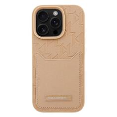 Чехол Karl Lagerfeld Grained Monogram with Pocket Cardslot для iPhone 16 Pro Max, PU, коричневый (KLHCP16XPGKHPRPW) Grained Monogram with Pocket Cardslot для iPhone 16 Pro Max, PU, коричневый (KLHCP16XPGKHPRPW)