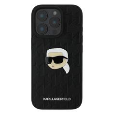 Чехол Karl Lagerfeld Grained Monogram NFT Karl Metal Head для iPhone 16 Pro Max, PU, черный (KLHCP16XPGKLKIPK) Grained Monogram NFT Karl Metal Head для iPhone 16 Pro Max, PU, черный (KLHCP16XPGKLKIPK)