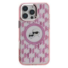 Чехол Karl Lagerfeld для iPhone 16 Pro Max, PC/TPU MagSafe Monogram NFT Karl & Choupette, розовый (KLHMP16XHMCKMHP) для iPhone 16 Pro Max, PC/TPU MagSafe Monogram NFT Karl & Choupette, розовый (KLHMP16XHMCKMHP)