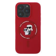 Чехол Karl Lagerfeld для iPhone 16 Pro Max Liquid Silicone MagSafe NFT Karl & Choupette, красный (KLHMP16XSCMKCRHR) для iPhone 16 Pro Max Liquid Silicone MagSafe NFT Karl & Choupette, красный (KLHMP16XSCMKCRHR)