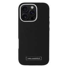 Чехол Karl Lagerfeld для iPhone 16 Pro, PU Grained Full Wrapped & Metal Camera MageSafe, черный (KLHMP16LPGMSRPK) для iPhone 16 Pro, PU Grained Full Wrapped & Metal Camera MageSafe, черный (KLHMP16LPGMSRPK)