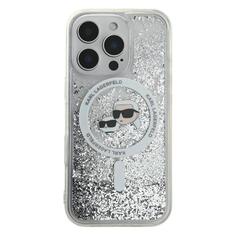 Чехол Karl Lagerfeld для iPhone 16 Pro Liquid Glitter NFT Karl & Choup Heads, прозрачный (KLHMP16LLGKCSGH) для iPhone 16 Pro Liquid Glitter NFT Karl & Choup Heads, прозрачный (KLHMP16LLGKCSGH)