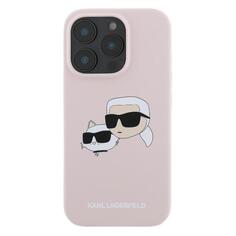 Чехол Karl Lagerfeld для iPhone 16 Pro Liquid Silicone MagSafe NFT Heads Karl & Choupette, розовый (KLHMP16LSKCHPPLP) для iPhone 16 Pro Liquid Silicone MagSafe NFT Heads Karl & Choupette, розовый (KLHMP16LSKCHPPLP)