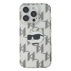 Чехол Karl Lagerfeld Monogram NFT Choupette Head для iPhone 16 Pro, PC/TPU Transparent (KLHCP16LHKLPCHT) Monogram NFT Choupette Head для iPhone 16 Pro, PC/TPU Transparent (KLHCP16LHKLPCHT)