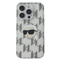 Чехол Karl Lagerfeld для iPhone 16 Pro Max, PC/TPU Monogram NFT Karl Head Transparent (KLHCP16XHKLPKHT) для iPhone 16 Pro Max, PC/TPU Monogram NFT Karl Head Transparent (KLHCP16XHKLPKHT)
