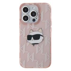Чехол Karl Lagerfeld для iPhone 16 Pro Max, PC/TPU Monogram NFT Choupette Head Transparent Pink (KLHCP16XHKLPCHP) для iPhone 16 Pro Max, PC/TPU Monogram NFT Choupette Head Transparent Pink (KLHCP16XHKLPCHP)