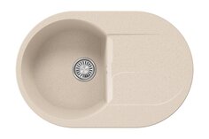 Мойка врезная с крылом POLYGRAN Atol-760