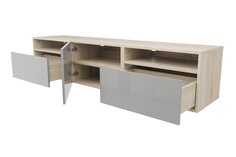 Тумба с 2 ящиками, дверцей и полками Hoff Оскар