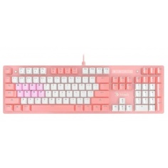 Клавиатура A4Tech Bloody B800 Dual Color розовый/белый